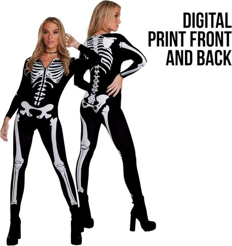 Morph Skeleton Bodysuit - زي عيد الهالوين النسائي in Kuwait