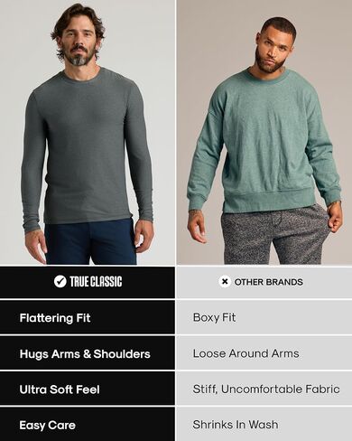 True Classic Workout Shirts for Men - Athletic Tops & Gym Shirts for Men, Quick-Dry Mens Workout Shirt, Pack of 1, Navy, 3XL in Saudi Arabia