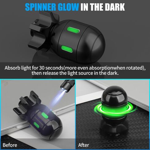 Atomic Bomb Fidget Spinner Toy for Kids Adults, Metal Fidget Spin Sensory Focus Gyro Toy, Party Favor EDC Office Desktop Gifts for Men Women in Saudi Arabia