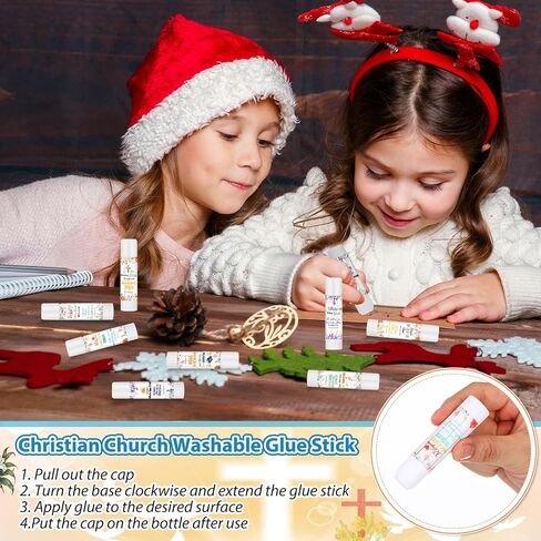 Zubebe 200 PCS أبيض الغراء عصا العودة إلى الهدايا المدرسية في اليوم الأول من مجموعات المدارس 0.32 أوقية غسل عصا الغسل للحرف اليدوية المدرسة الفصول الدراسية جوازات الحفلات لوازم الخلاص in Saudi Arabia