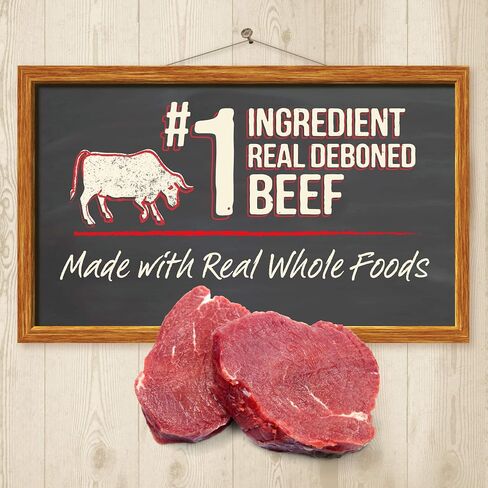 Merrick Grain Free Dry Dog Food Backcountry Bone Broth Coated Kibble Heartlands Recipe with Beef and Bison - 4 lb. Bag in Saudi Arabia
