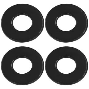 100 قطعة #8 304 غسالات مسطحة من الفولاذ المقاوم للصدأ، 3/7 بوصة OD معدنية لبراغي البراغي، لمسة نهائية من الأكسيد الأسود in Kuwait