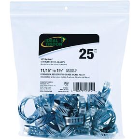 6716550Hose Clamp Ideal Tridon Worm Gear Hose Clamp, Series: Hy-Gear 67-6, 11/16-1-1/2 In Nominal Opening, No 16 Trade, 1/2 In Width, 5/16 In Hex Bolt, 35 In-Lb Torque in Saudi Arabia