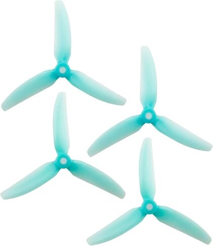 8pcs HQProp 5X4X3 V1S 5040 5 Inch 3-Blade Propellers Set (4X CW / 4X CCW) Poly Carbonate (Pink) in Saudi Arabia