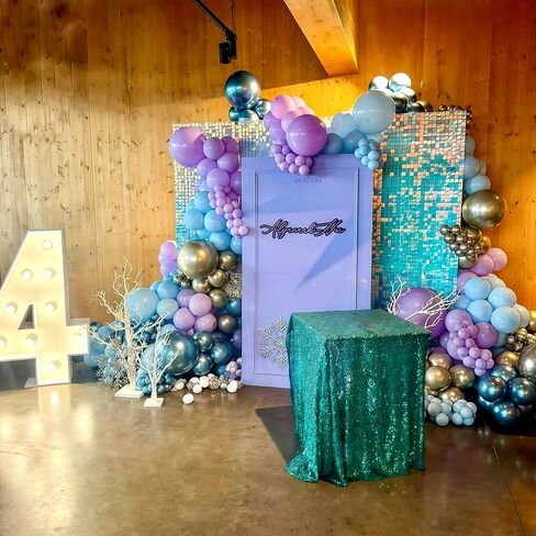 البالونات الباستيل الأزرق والأبيض ، 12 بوصة 35pcs فاتحة طفل أزرق لؤلؤة بيضاء مع بالون اللاتكس الصافي للأولاد العازبة الحفلات الزفاف دش طفل الشتاء in Kuwait