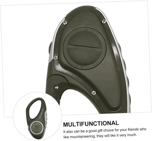 مقياس الارتفاع المحمول المتين، مقياس الارتفاع، مقياس الحرارة للمشي لمسافات طويلة والتسلق، أداة التنبؤ بالطقس خفيفة الوزن وعملية in Kuwait