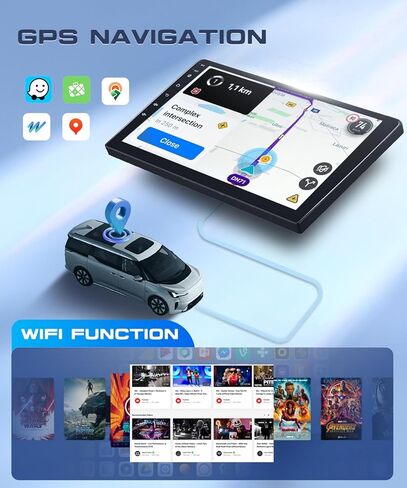 Podofo 8 Core 2G 64G Android Car Stereo Radio for Toyota Corolla EX 2007-2012 with Wireless CarPlay Android Auto Mirrorlink 9 inch 1280P IPS Touch Screen DSP/36 EQ GPS WiFi Backup Camera in Saudi Arabia