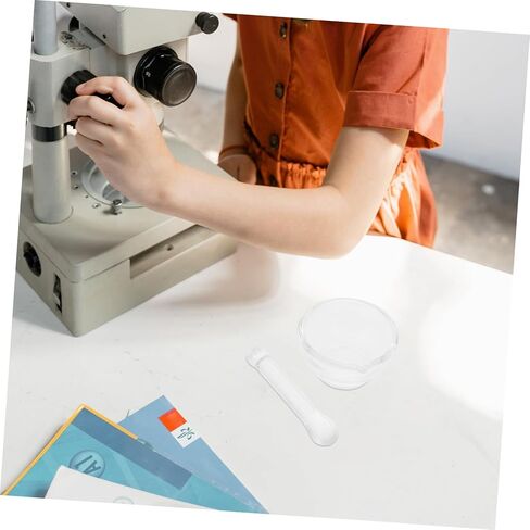 Garneck 1Set Glass Pestle with Thickened Base for Crushing Grinding Grinding Bowl for Kitchen Laboratory Use in Kuwait