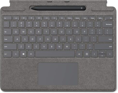 لوحة مفاتيح Microsoft Surface Pro X Signature مع قلم رفيع - أزرق ثلجي (25O-00041) in Saudi Arabia