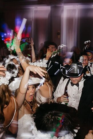 10 Pcs Wedding Light Up Cowboy Hat Led Cowboy Hat Lights Cowboy Cowgirl Hat for Wedding Western Bachelorette Party in Saudi Arabia
