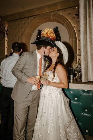 10 Pcs Wedding Light Up Cowboy Hat Led Cowboy Hat Lights Cowboy Cowgirl Hat for Wedding Western Bachelorette Party in Saudi Arabia