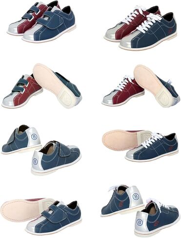 Buhelyc Classic Bowling Shoes Sliding Sole Bowling Training Shoes Men Women Casual Shoes for Beginner (Size:7,Color:Shoe Laces) in Saudi Arabia
