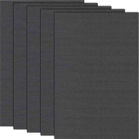 Pndeyo 10 Sheets 0.8mm Black Fursuit Eyes Mesh, Waterproof Printable PVC Eye Mesh Sheet for Furry Cosplay Props Fursuits Handicrafts Making- White & Black in Saudi Arabia