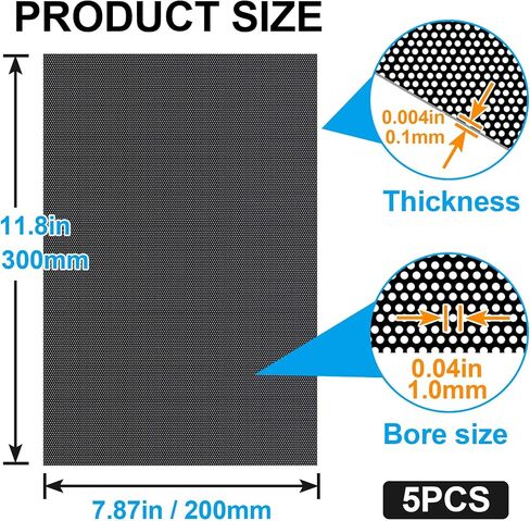 Pndeyo 10 Sheets 0.8mm Black Fursuit Eyes Mesh, Waterproof Printable PVC Eye Mesh Sheet for Furry Cosplay Props Fursuits Handicrafts Making- White & Black in Saudi Arabia