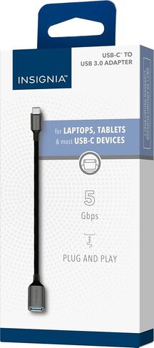 محول Insignia USB 3.0 إلى Ethernet (أسود) in Kuwait
