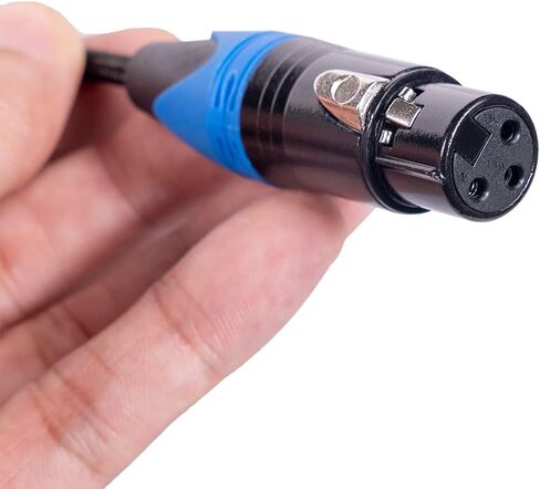 rexus usb c male to xlr cable microphone cable 10 ft ، type-c xlr stereo coll inlin cable ، محول صوت p & p للتشغيل للمسجل والهاتف الذكي والكمبيوتر المحمول (TCM2XF-30) in Kuwait