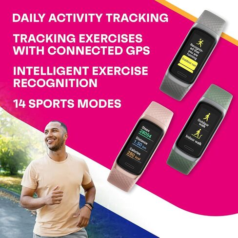 OCTANDRA Active 2 VeryFit جهاز تتبع اللياقة البدنية معدل ضربات القلب SpO2 مراقب تشبع الأكسجين في الدم النوم 1.05 بوصة شاشة نشاط عداد الخطى IP68 ساعات ذكية مقاومة للماء للرجال والنساء (ID155) (رمادي) in Kuwait
