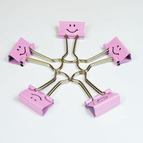 Rapesco Binder Clips, 1 1/4" Emoji Clips [Pack of 20] in Saudi Arabia