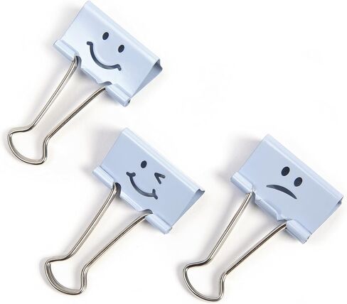 Rapesco Binder Clips, 1 1/4" Emoji Clips [Pack of 20] in Saudi Arabia