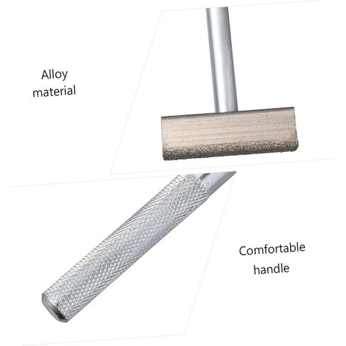 قطعتان من أداة تزيين عجلة الطحن المحمولة لعجلات اكسيد الالمونيوم باللونين الأبيض والبني، أداة تشذيب تشكيل الماس المقاومة للاهتراء لتنظيف واستعادة الأسطح الكاشطة in Kuwait