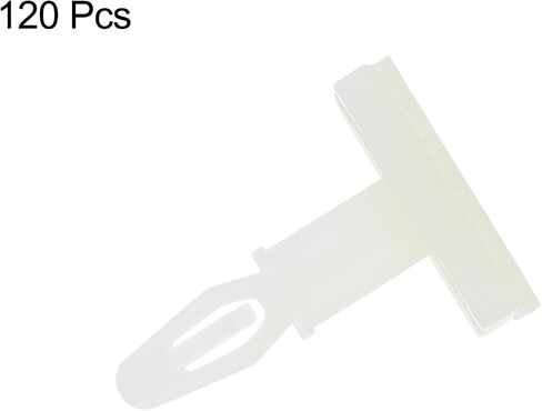 MECCANIXITY 120 قطعة فاصل PCB لاصق، مواجهات معزولة من النايلون اللزج للوحة PCB، تدعم الارتفاع 0.24 بوصة، تناسب قطر فتحة PCB 3 مم إلى 3.2 مم، أبيض in Saudi Arabia