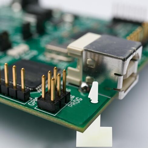 MECCANIXITY 120 قطعة فاصل PCB لاصق، مواجهات معزولة من النايلون اللزج للوحة PCB، تدعم الارتفاع 0.24 بوصة، تناسب قطر فتحة PCB 3 مم إلى 3.2 مم، أبيض in Saudi Arabia