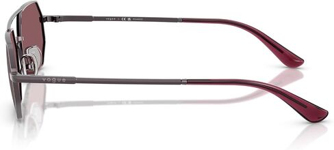 Vogue Eyewear Women's VO4329S Octagonal Sunglasses, Rose Gold/Dark Green Polarized, 55 mm in Saudi Arabia