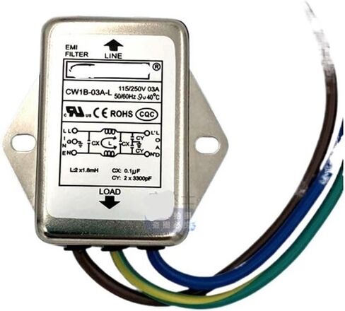 CW1B line Purification Power Filter 3 6 10A Anti-Interference Single-Phase L AC 220V(CW1B -10A -L Small 04 Model) in Saudi Arabia
