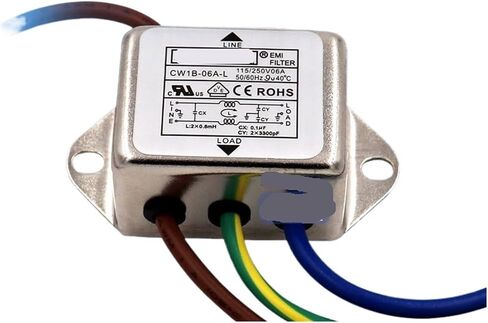 CW1B line Purification Power Filter 3 6 10A Anti-Interference Single-Phase L AC 220V(CW1B -10A -L Small 04 Model) in Saudi Arabia
