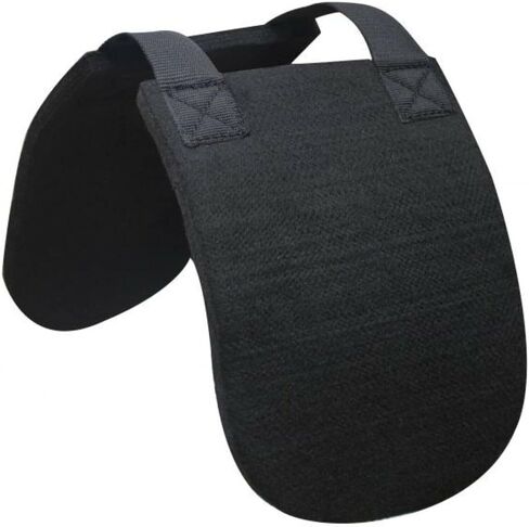 Showman English or Western Black Felt Horse Wither Relief Saddle Pad in Saudi Arabia