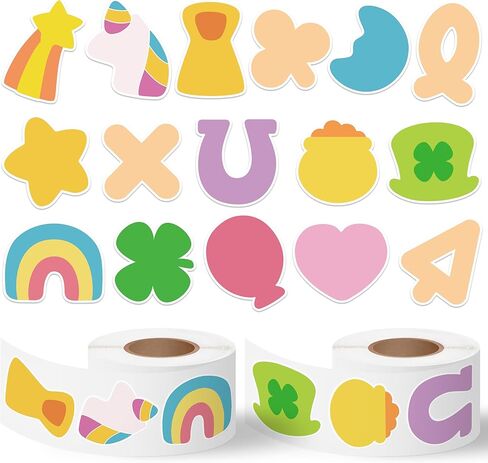 Teacher Appreciation Week Stickers - 1000pcs Happy Teachers' Day Stickers Rolls(2 Rolls)Best Teacher Ever Self-Adhesive Giftwrap Decal Water Bottle Laptop Scrapbook Bullet Journal Decorative in Saudi Arabia