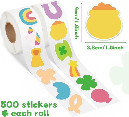Teacher Appreciation Week Stickers - 1000pcs Happy Teachers' Day Stickers Rolls(2 Rolls)Best Teacher Ever Self-Adhesive Giftwrap Decal Water Bottle Laptop Scrapbook Bullet Journal Decorative in Saudi Arabia