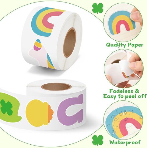 Teacher Appreciation Week Stickers - 1000pcs Happy Teachers' Day Stickers Rolls(2 Rolls)Best Teacher Ever Self-Adhesive Giftwrap Decal Water Bottle Laptop Scrapbook Bullet Journal Decorative in Saudi Arabia