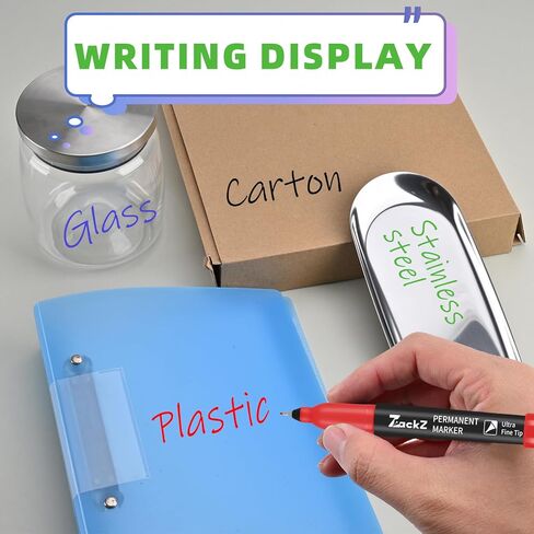 علامة سوداء دائمة فائقة النقطة ، طرف 0.4 ملم ، 65 حزمة ، حبر مقاوم للماء ، حبر مقاوم للماء ، تجفيف سريع ، الكتابة على الورق ، البلاستيك ، المعدن ، الزجاج in Kuwait