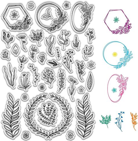 CRASPIRE Sea Animal Ocean Clear Stamps Turtle Seahorse Ship Dolphins Shells Starfish Coral Reusable Retro Postmark Transparent Silicone Stamp Seals for Journaling Card Making DIY Scrapbooking Supplies in Saudi Arabia