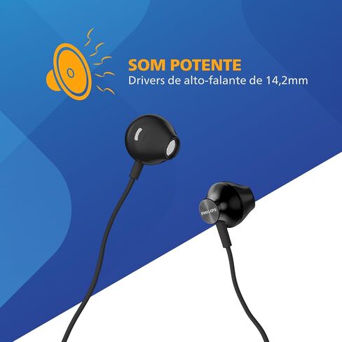سماعات أذن سلكية USB C مع ميكروفون من فيليبس، سماعات أذن من النوع C مع ميكروفون، صوت جهير قوي، خفيفة الوزن، سماعات أذن سلكية USB-C، سماعات أذن سلكية عن بعد بثلاثة أزرار in Saudi Arabia