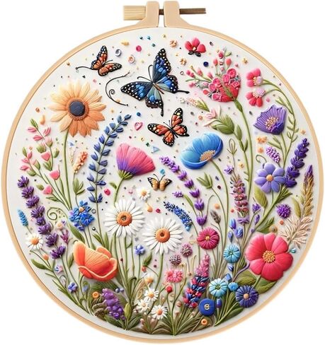 Huacan 4 Set Christmas Embroidery Kit Sterner Hand Hand Terbroidery for Home Decor in Saudi Arabia