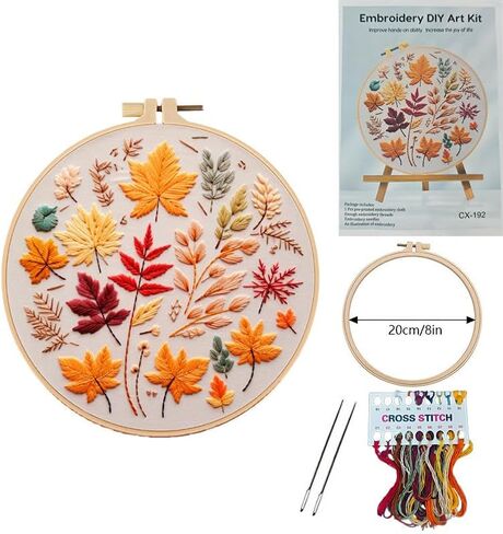 Huacan 4 Set Christmas Embroidery Kit Sterner Hand Hand Terbroidery for Home Decor in Saudi Arabia