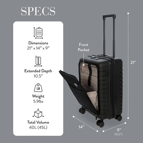 Bric's B|Y Ulisse Spinner Suitcase - 21 Inch Carry-On Luggage - Hard Exterior and TSA-Approved Lock - Oceano in Saudi Arabia