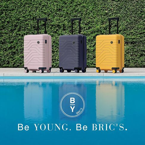 Bric's B|Y Ulisse Spinner Suitcase - 21 Inch Carry-On Luggage - Hard Exterior and TSA-Approved Lock - Oceano in Saudi Arabia