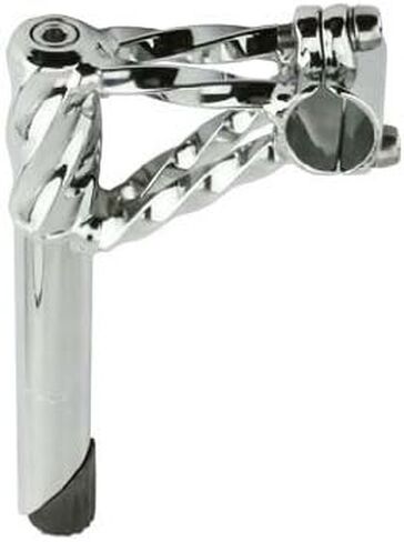 Alta Bicycle Double Twisted Lowrider Stem 22.2mm Chrome. in Saudi Arabia