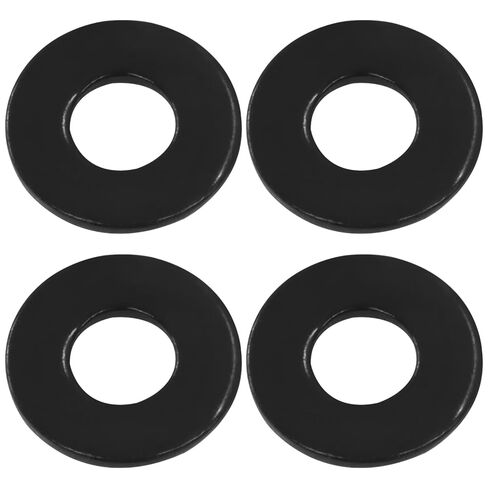 100 قطعة #8 304 غسالات مسطحة من الفولاذ المقاوم للصدأ، 3/7 بوصة OD معدنية لبراغي البراغي، لمسة نهائية من الأكسيد الأسود in Kuwait