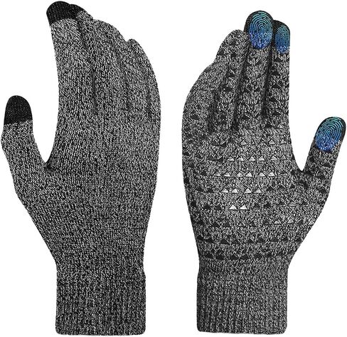 Winter Gloves For Men Women- Thermal Fleece Lined Touchscreen Gloves With Anti-Slip Grip For Skiing/Cycling/Hiking in Saudi Arabia