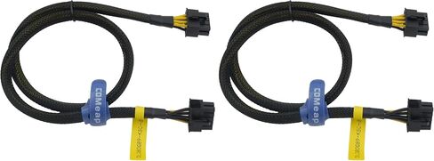 COMeap GPU Power Cable for HP DL580 DL585 DL980 G7 Server, 10 Pin to Dual PCI-E 8 Pin(6+2) Power Adapter Splitter 25-in(63.5cm) in Saudi Arabia