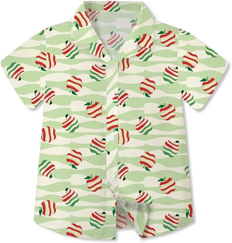 Betusline Girl's Button Down Beach Shirts Hawaiian Shirt Ploral Ploral Tropical Sleeve Short for Girl ، H Pink #1 ، 4-5T = Tag 120 in Saudi Arabia