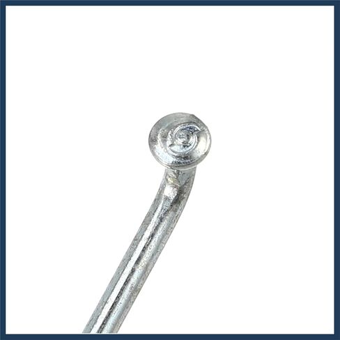 36 قطعة 14G J Bend 263 مللي متر × 2 مللي متر المتحدث دراجة دراجة مع الحلمات الصلب الفضة لهجة تصميم أنيق in Saudi Arabia