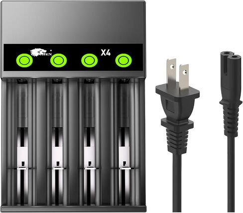 18650 Battery Charger,21700 Battery Charger for 3.7V Li-ion 18650,26650,21700,18500,18350,16650, Ni-MH Ni-Cd AA AAA Rechargeable Battery in Saudi Arabia
