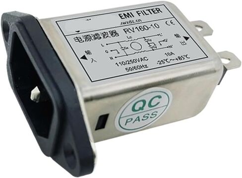 RV160-10A مرشح الطاقة من نوع المقبس IEC القياسي 110 فولت 220 فولت مضاد للتدخل وإزالة الفوضى in Saudi Arabia