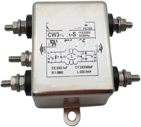 فلتر طاقة مضاد للتداخل CW3-10A 20A-S منقي 220 فولت تركيب بمسمار (10 أمبير) in Saudi Arabia