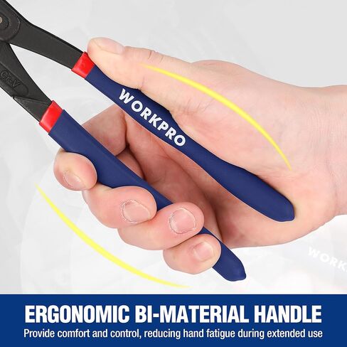WORKPRO 10-Inch Groove Joint Pliers, Fast Adjust Tongue and Groove Pliers, V-Jaw Water Pump Pliers with Comfort Grips in Kuwait